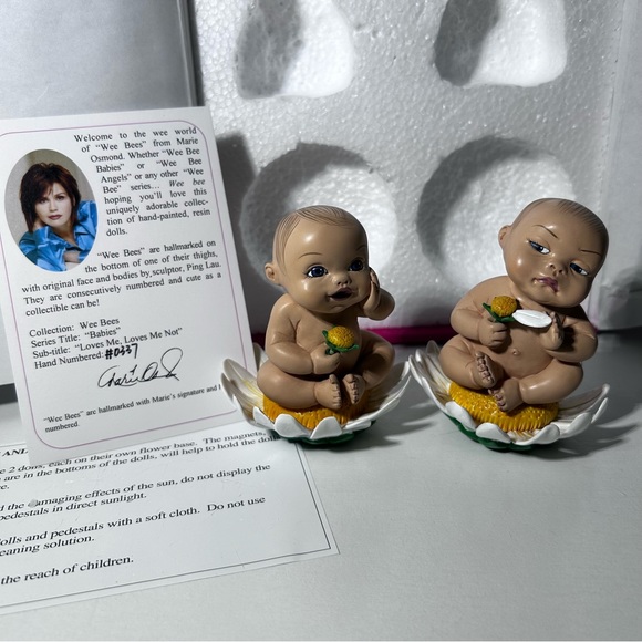 Marie Osmond Wee bies Babies "Loves Me, Loves Me Not” No. 337 New In Box - Picture 1 of 7